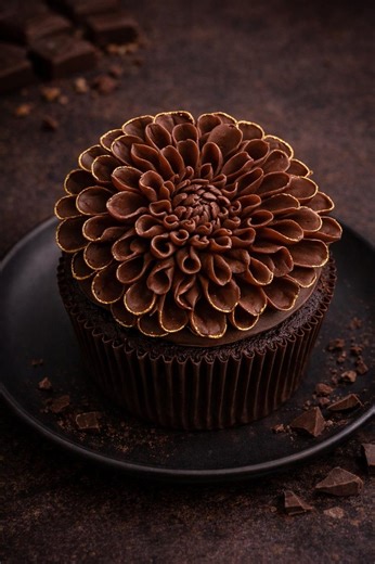 Chocolate Dahlia Flower Silicone Mold for Cake Decorating & Cupcake Toppers - Etsy