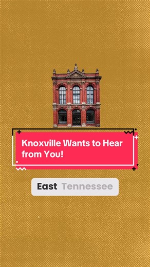 Knoxville just launched a 25-year plan for the city — and they want to hear from YOU before it's finalized. Here's every meeting this week: 📍 Today — Lakeshore Park, 4:30pm 📍 Today — Cansler YMCA (after 4:30) 📍 Tomorrow — Cansler YMCA, Jessamine St 📍 Wed Apr 29 — Public Works, 3131 Morris Ave, 5-7pm 📍 Thu Apr 30 — ET Historical Society, 601 S Gay St, 11am-1pm 📍 Thu Apr 30 — Whittle Springs Middle School, 4:30-6:30pm What's one thing you'd change or keep the same about Knoxville? Drop it be