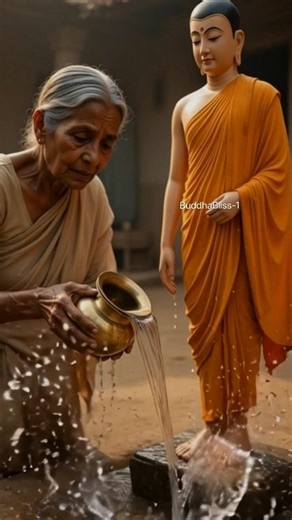 An Old Woman’s Kheer Changed Her Destiny | Lord Buddha’s Compassion | #shorts
