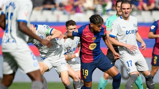 Lamine Yamal's incredible run against Alavés