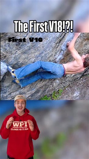 Tyrus | The Worlds First V18 Boulder problem!!🤯🔥 Lmk what you think!? @elias_iagnemma #climbing #bouldering #rockclimbing #climb #v18 | Instagram