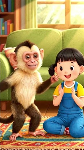 monkey dance #viral #monkey #cute #shortsfeed #shorts