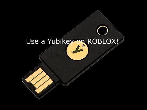 Using a FIDO key for Roblox 2FA