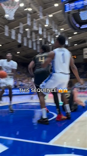 Big guys diving for the loose 🏀 >>> | Duke Men's Basketball