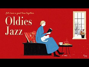 Oldies Jazz ☕ Cozy Winter Reading & Coffee | Relaxing Vintage 1940s Piano