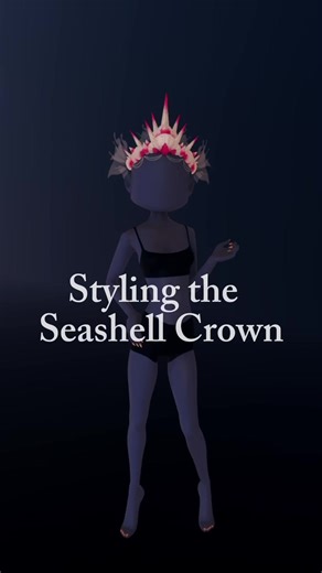 styling new secret shell crown #dresstoimpress #dti #fyp #summer #ethereal