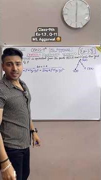 Class-9th Maths , Ex- 1.3 , Q-11 (Coordinate geometry) - ML Aggarwal and NCERT #shorts #maths