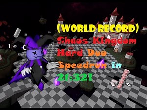 {Unedited} (Speedrun #1) Duo Chaos Kingdom Hard in 21:32! || [Roblox] Tower Heroes