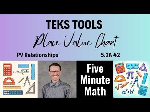 TEKS Tools Place Value Chart: PV Relationships (5.2A #2)