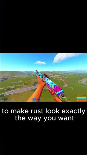 DEFAULT NVIDIA SETTINGS VS NKOLORS #rust #gameplay