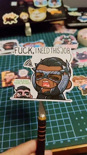 Biko on Instagram: "Second batch of #Dispatch stickers I made! :DD These stickers will be available at #paskomiket2025 this weekend. They're all available in my shop in my bio right now too! Who should I turn into stickers next?"