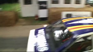 Dave Richards takes the wheel of Ari Vatanen's old Escort RS1800 rally car. Looks good, doesn't it? #GW_Ford #FOS | Goodwood Festival of Speed