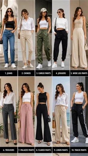 Women's Pant Guide | 10 Styles You Should Know #fashiontips #fashion #styleguide #womensfashion