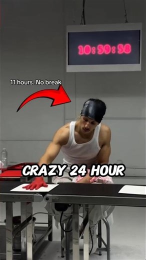 He Signed CDs for 24 Hours Straight… Did He Finish? ?? #shorts #24hour #challenge