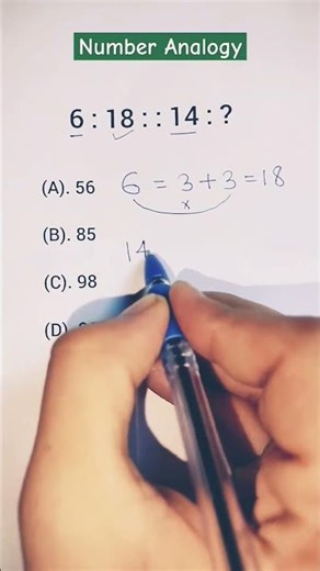 number analogy reasoning|| #maths #numerology #reasoning #reasoningtricks #matktrick #shortyoutube