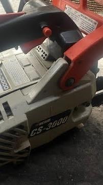 Echo CS 3000 Chain Saw start up and running