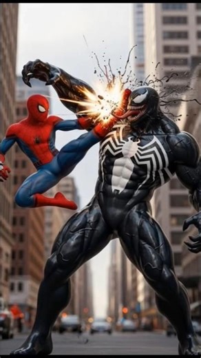Spider-Man & Black Spider-Man vs Venom | Ultimate Symbiote Battle #shorts #spiderman #venom