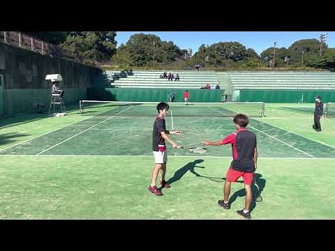 【ソフトテニス】2021年 浜松市民スポーツ祭 決勝 鈴木晴・原崎(浜松ホトニクス)vs山田就・無州(医療法人社団心)