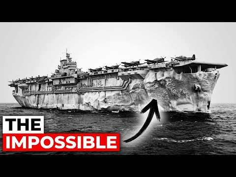 The 'Impossible' Aircraft Carrier Britain Built Out Of Frozen Sawdust
