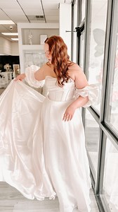 On Wednesday’s, we wear pink 💕 Wedding dresses can come in shades from white to blush - And they’re all beautiful! Would you ever wear a blush dress? #classicweddingdresses#straplessweddingdresses #bridalcottage #arkansasbridalstore #littlerockweddingstore #weddingdresses #designerweddingdresses | The Bridal Cottage
