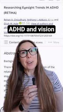 ADHD and vision