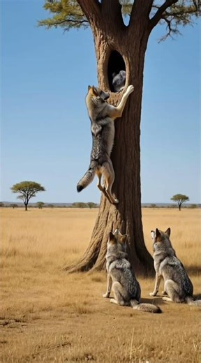 Will the Koala Escape as the Fox Climbs the Tree?