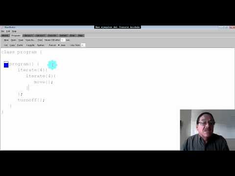 Ejemplo del iterate en el Robot Karel