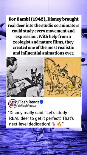 Disney’s Wildest Research: How Real Deer Made Bambi Iconic 🦌✨