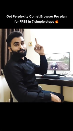 Get Comet Browser Pro plan for FREE 🤯 #perplexity #ai #cometbrowser #webdevelopment #html #css