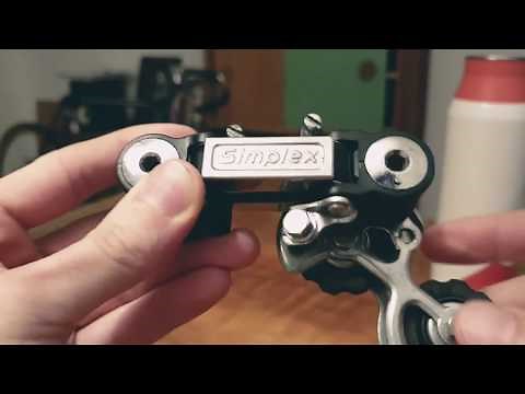 Peugeot Randonneur E03 HOW TO FIX SIMPLEX REAR DERAILLEUR (LOST SPRING TENSION) CLEANING & ASSEMBLY