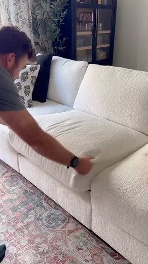 Ashley on Instagram: "DITL of a white sofa with Next-Gen Nuvella™ performance fabric  Featured: ✅ Elissa Court 3-Piece Performance Fabric Modular Sofa : @taylhardy Need a sofa that can handle anything life throws at it? Shop the  in our bio! #MyAshleyHome #AshleyFinds #PerformanceFabric"