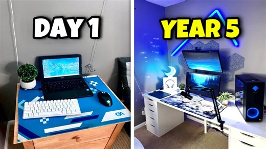 5 Years of Building My Gaming Setup – From Beginner to Pro