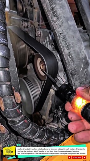 Engine Belt Tension Tool for Pulley System Maintenance
