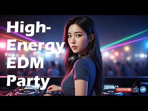 High-Energy EDM Party | Neon Nightclub Music - for Dancing & Mood Boost 🎧