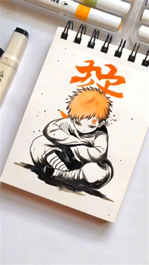 Anime Drawing | #anime #shorts #drawing #painting