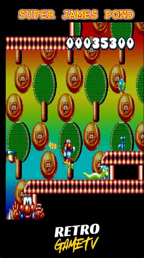 🔥 When secret agents were fish… and games were pure fun. Super James Pond dives back into classic 90s platforming with stretchy jumps, colorful levels, and that unmistakable Euro-retro charm. This short gameplay captures fast action, quirky design, and the lighthearted vibes that made James Pond a cult favorite. #SuperJamesPond #RetroGaming #classicplatformer | 𝐑𝐞𝐭𝐫𝐨𝐆𝐚𝐦𝐞𝐓𝐕