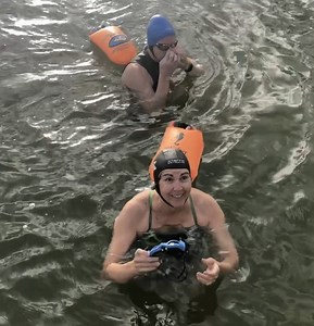 1.8K views · 3 comments | We love swimmers reactions after trying our goggles for the first time. Thank you Kathleen Fitzgerald for sharing your experience with us! | OnCourse Goggles | Facebook