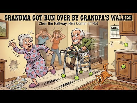 Grandma Got Run Over by Grandpa’s Walker (Official Lyric Video) - Funny Country Song🦽👵💨