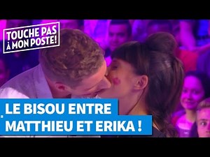 Le bisou entre Matthieu Delormeau et Erika Moulet