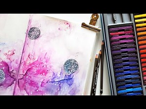 Art Journal #10 - Derwent Inktense Blocks & Graphitint