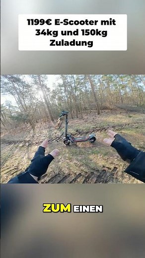 NAVEE XT5 MAX Test: Was kann der E-Scoote im Gelände 💪 #escooter #navee