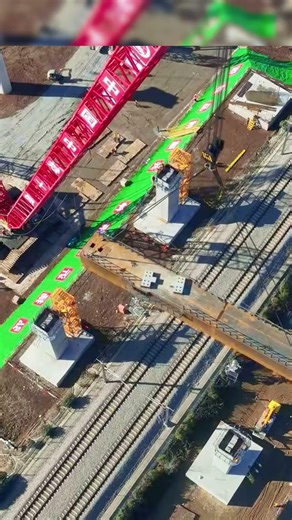 Thousand ton lifting! Weisu high speed railway breaks record #infrastructure #bridge #technology