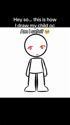 Creative Sketch of a Child OC in Tights