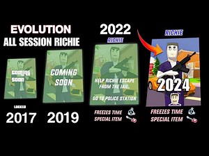 Evolution The Richie | Dude Theft Wars - 2017 to 2024 | All Season Richie and Full Mission Gameplay