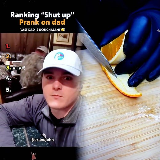 Ranking "Shut Up" Prank On Dad