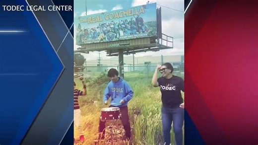 Local non-profits launch billboard campaigns highlighting service & farm workers ahead of the festival season