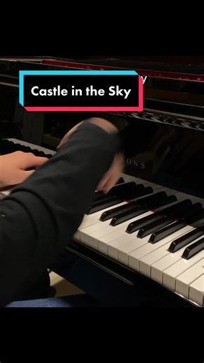 Castle In the Sky Theme Song #piano #music #anime #fyp #fypシ #foryou #ghibli #castleinthesky