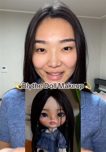 Stunning Blythe Doll Makeup Tutorial