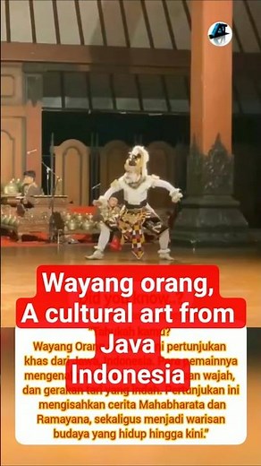 wayang orang,a cultural art from Java Indonesia