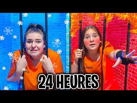 24h Chaud VS Froid Prison Challenge !
